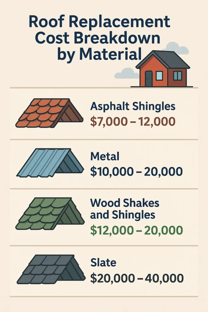 Roof Replacements Costs in USA roof replacement costs in usa